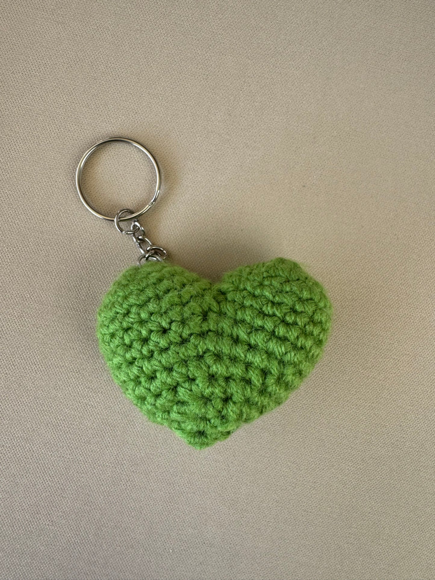 Stuffed Heart Keychain