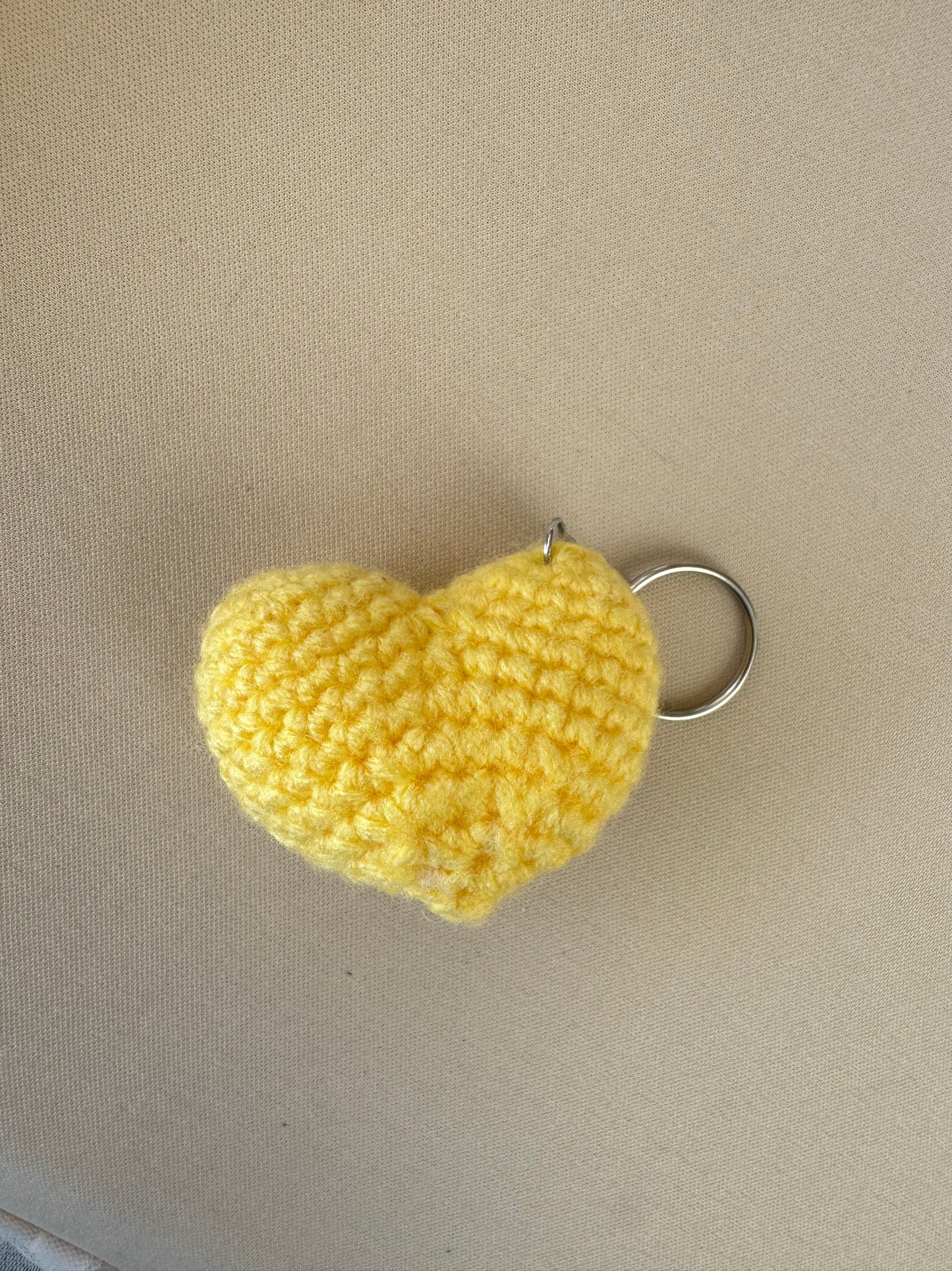 Stuffed Heart Keychain