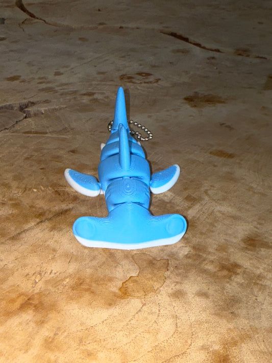 Hammerhead Shark Keychain
